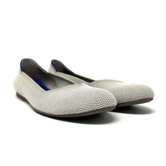 Rothy’s "The Flat" Flax Birdseye Slip On Flats Size 6.5 - Picture 1 of 9